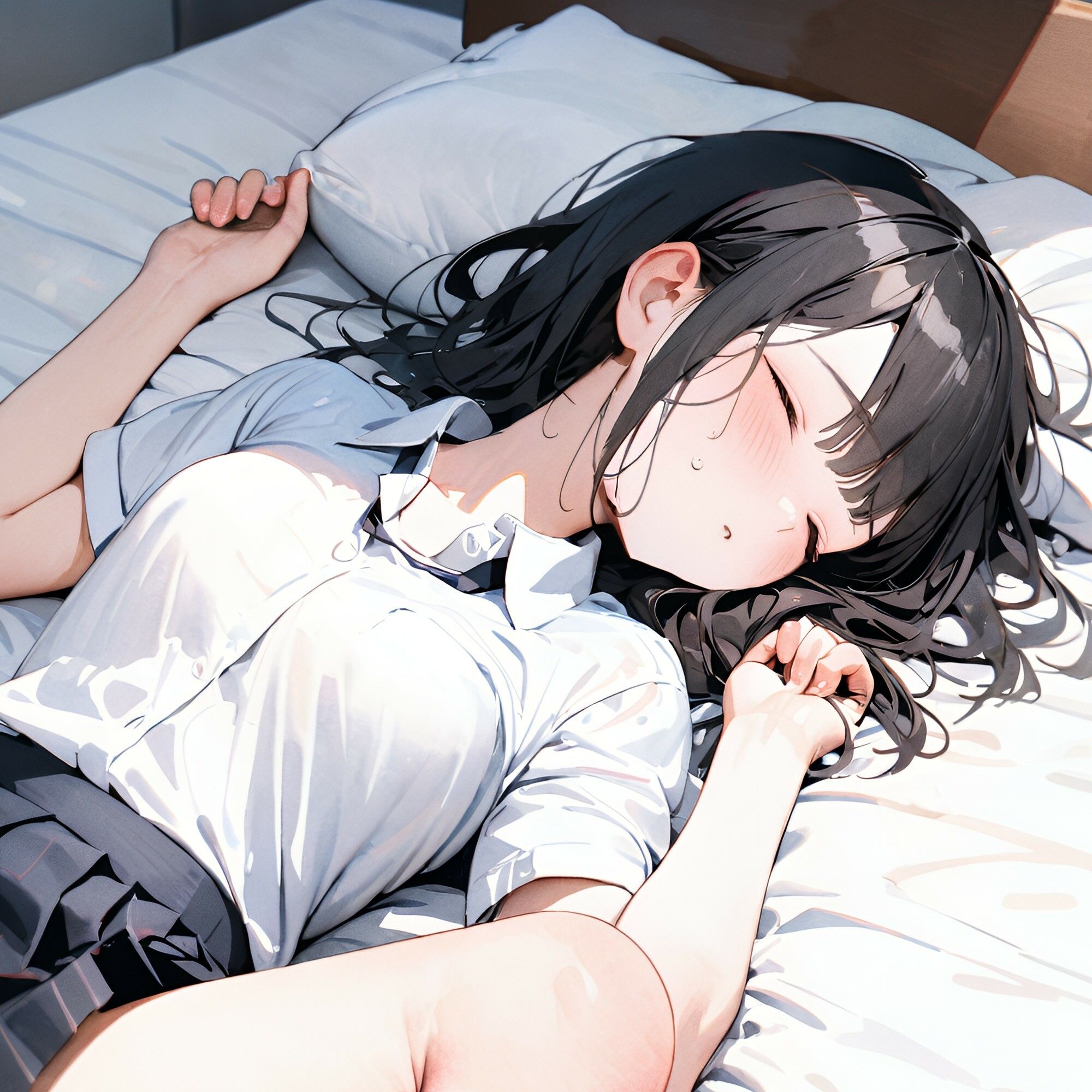眠る少女（制服編）1 サンプル8ページ目