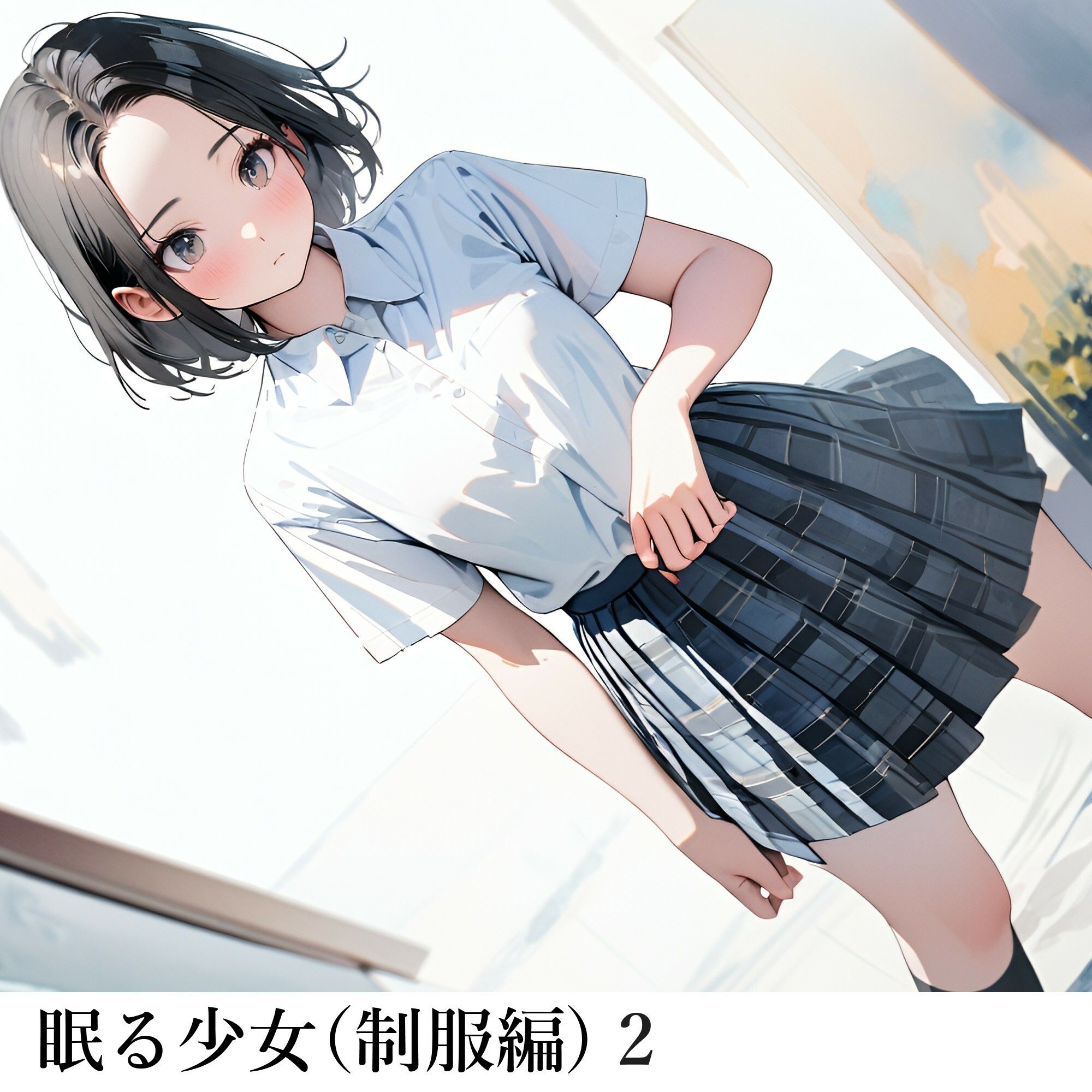 眠る少女（制服編）2 サンプル2ページ目