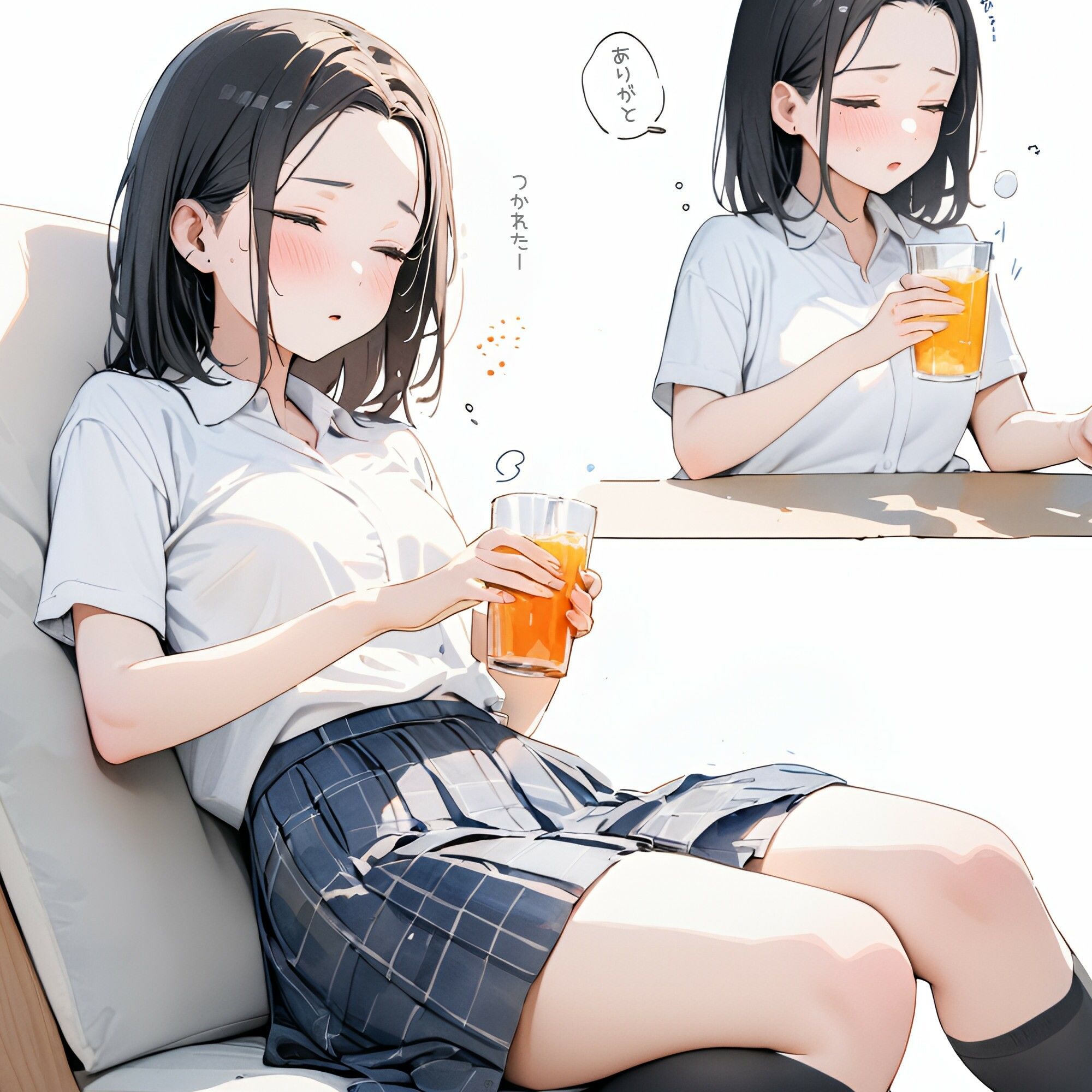 眠る少女（制服編）2 サンプル3ページ目