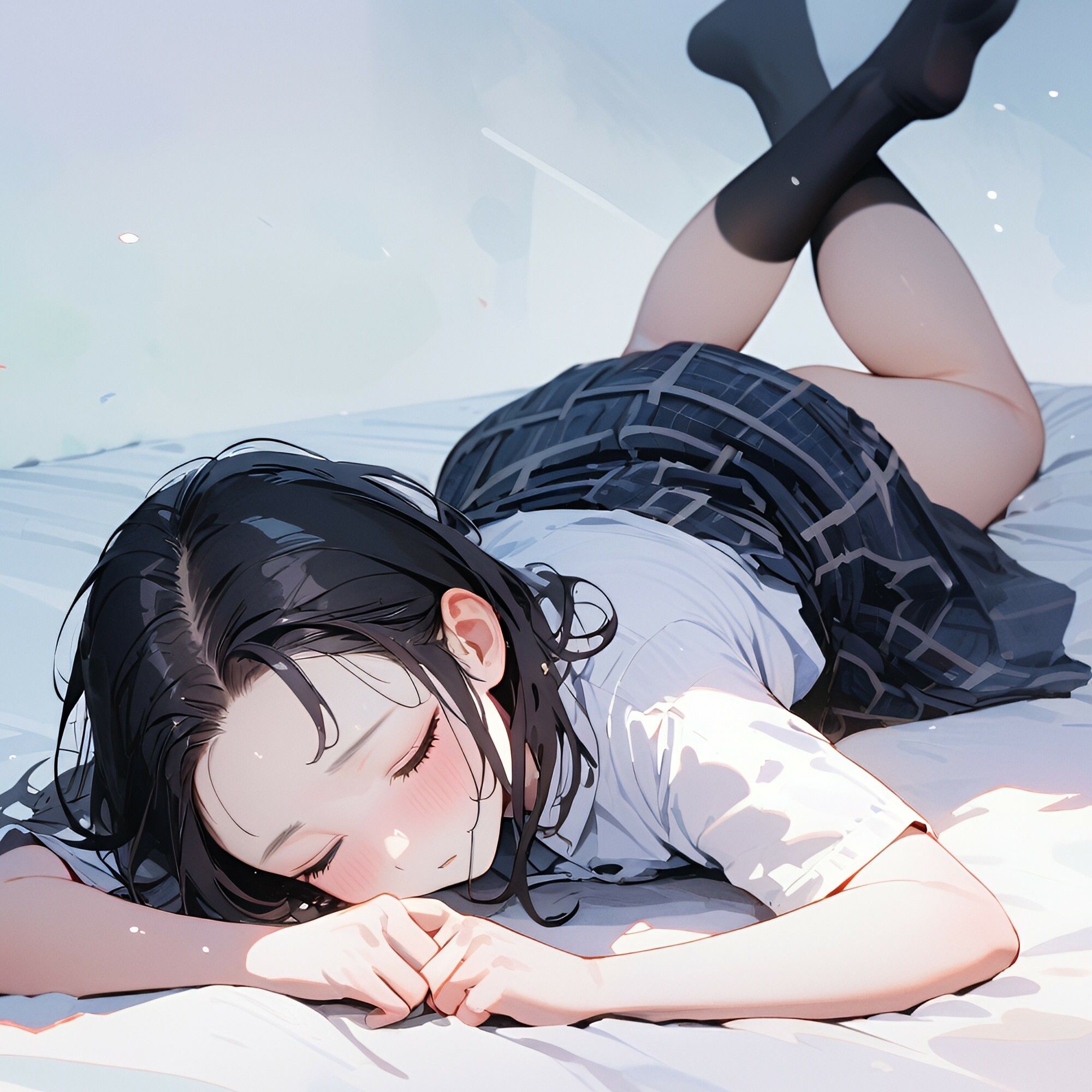 眠る少女（制服編）2 サンプル4ページ目