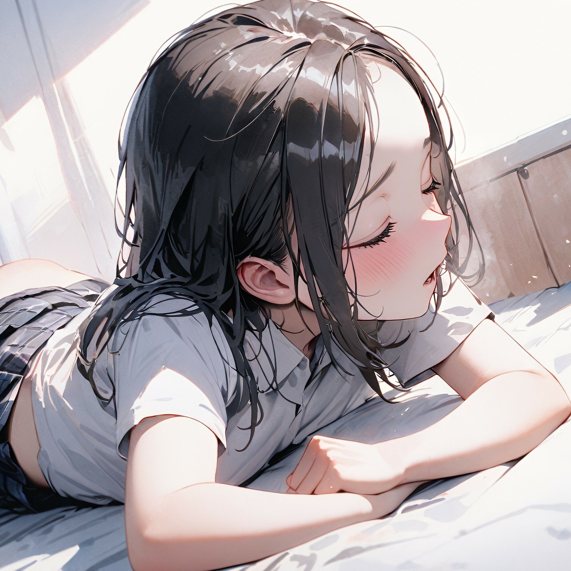 眠る少女（制服編）2 サンプル6ページ目