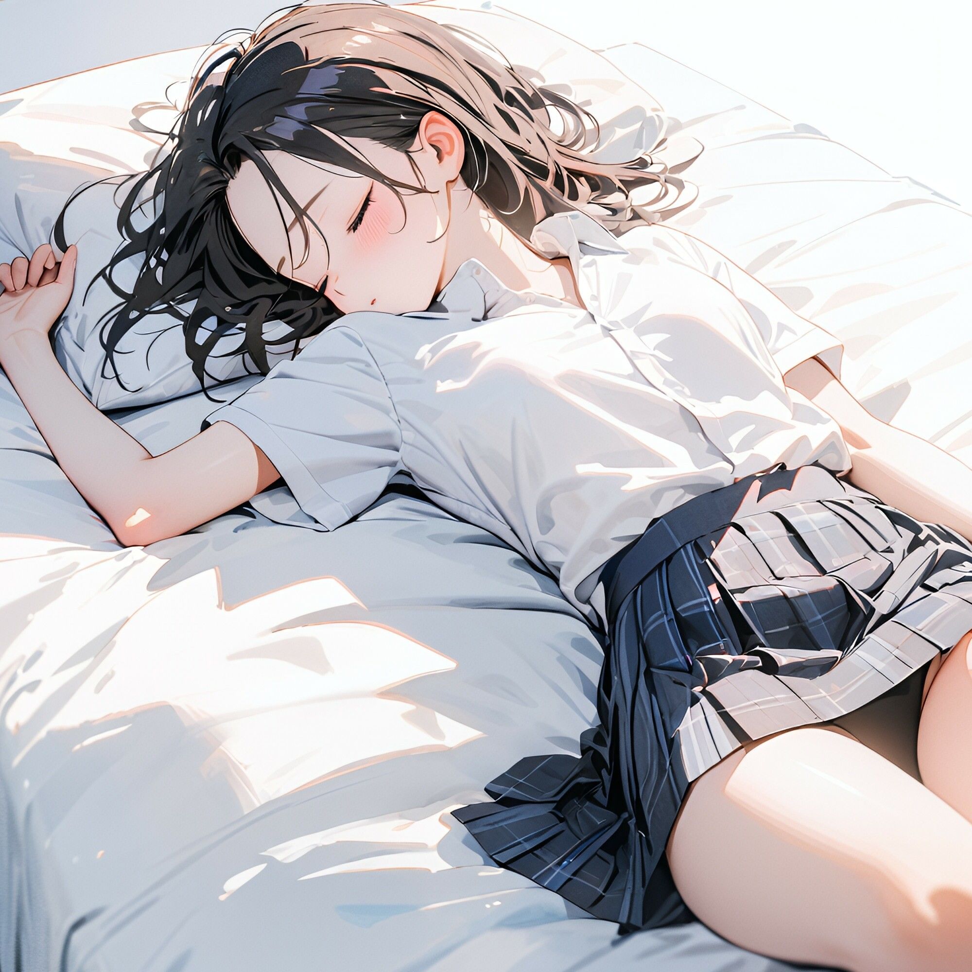 眠る少女（制服編）2 サンプル8ページ目