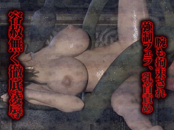 【セット】大量ぬるぬる触手に徹底串刺し陵●（3Dリアルアニメ） サンプル3ページ目