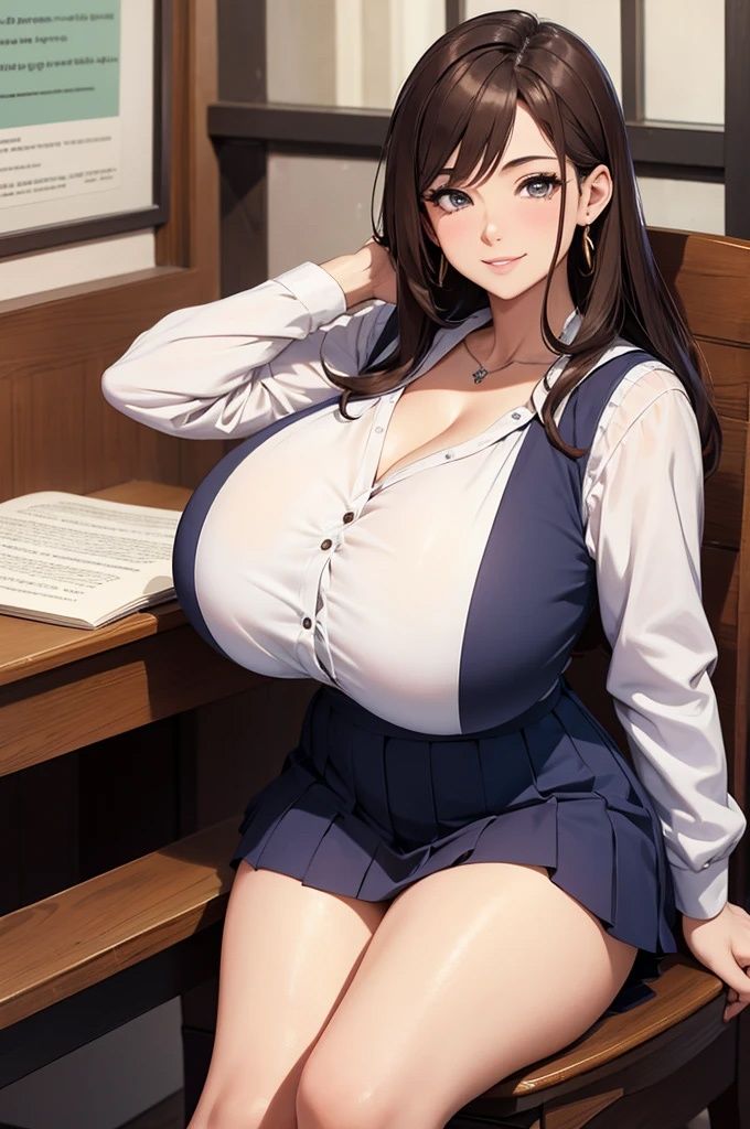 爆乳コスプレ美女【妄想イラスト美女図鑑vol.118】 サンプル6ページ目
