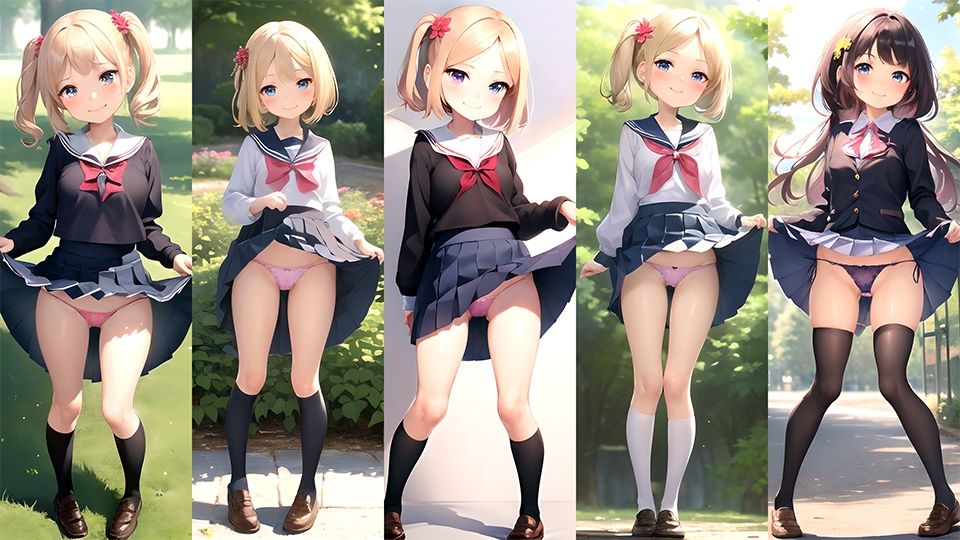 JKコスプレVol.7_立ちパンチラ すぐに使える？！インデックス付 サンプル5ページ目