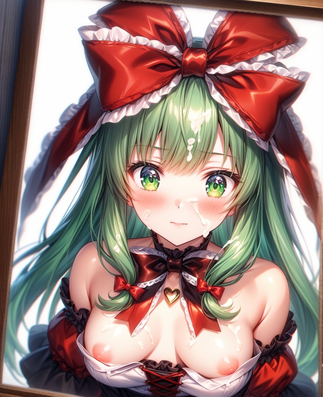 美少女〇〇まみれ・鍵山雛（東方） サンプル1ページ目