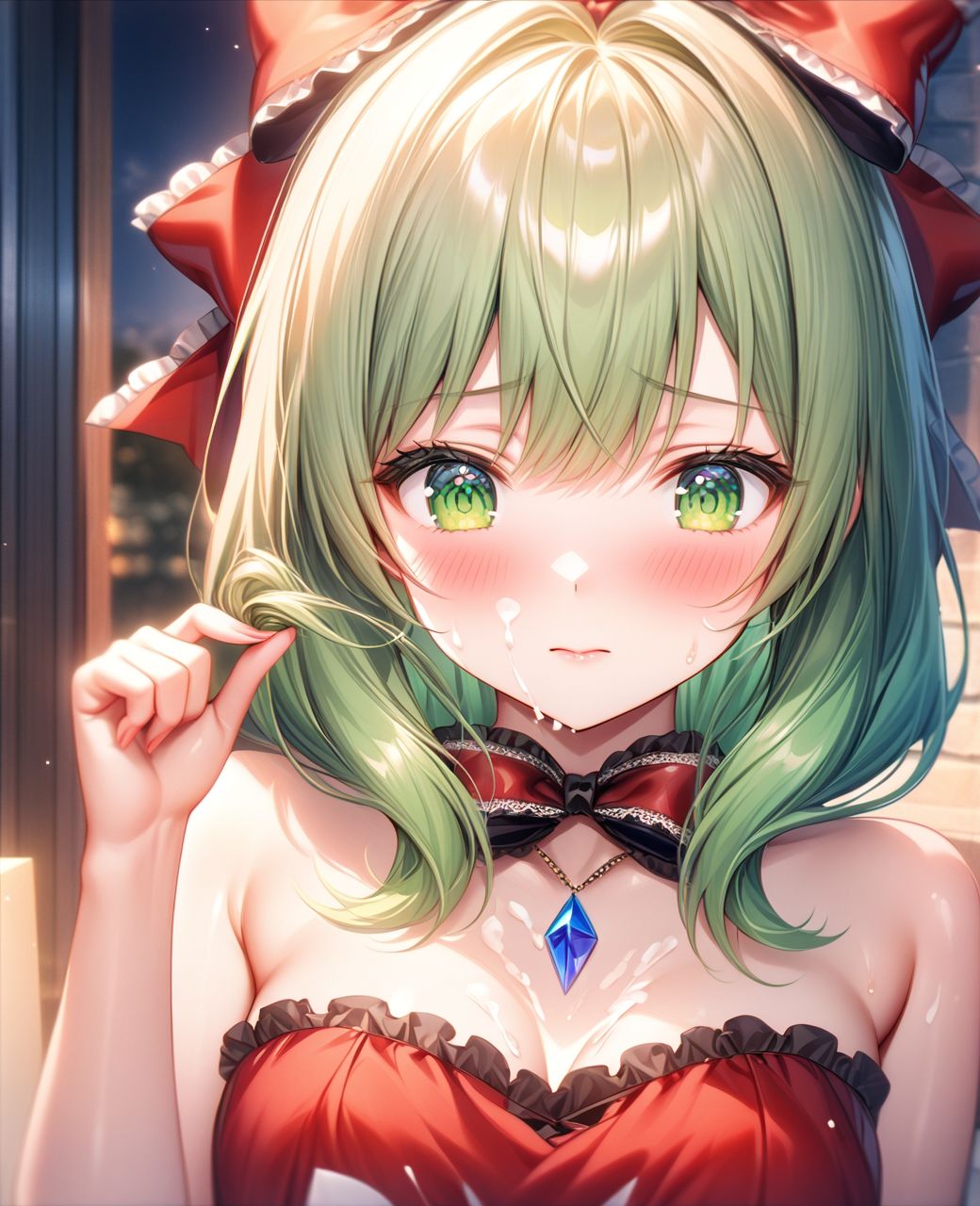 美少女〇〇まみれ・鍵山雛（東方） サンプル3ページ目