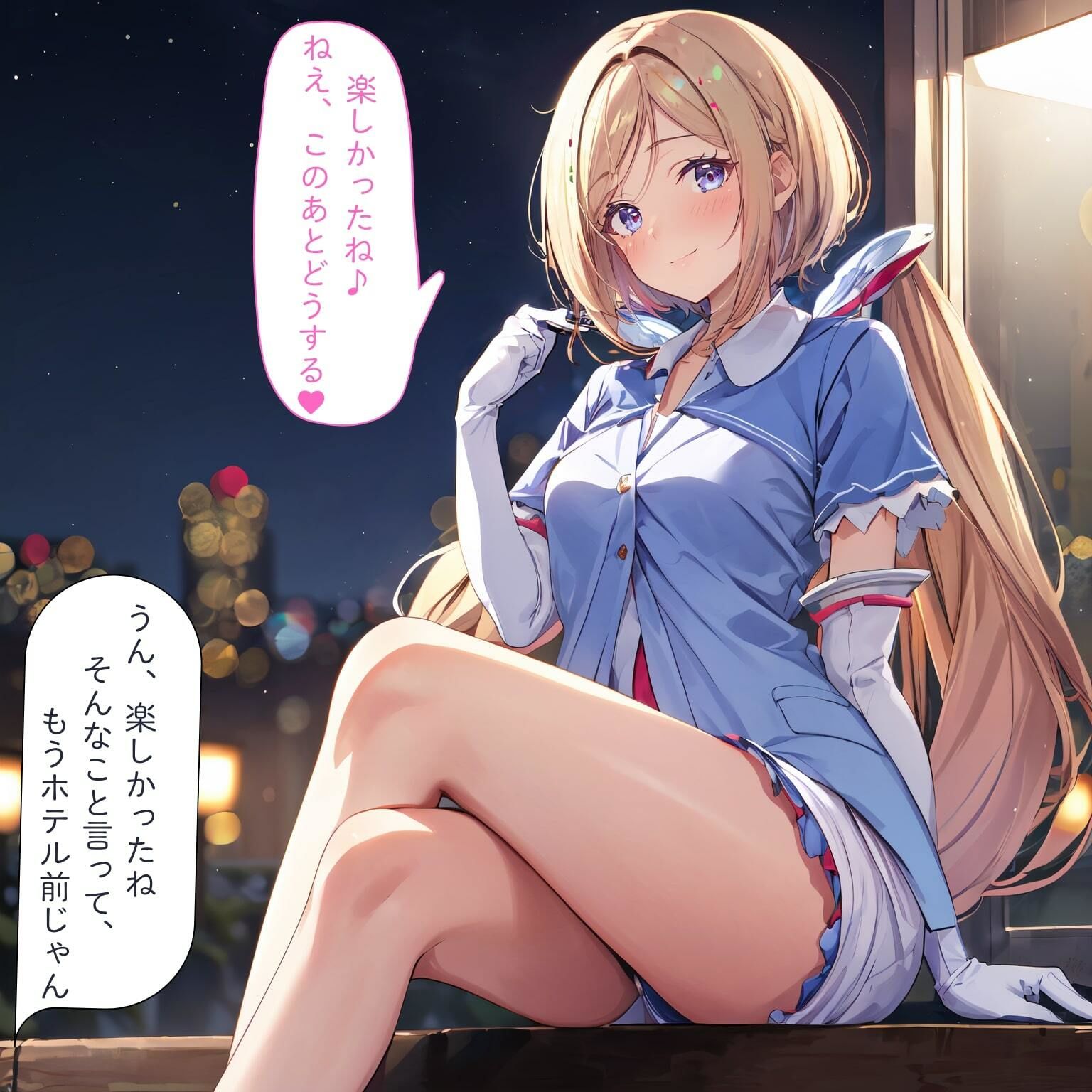 イチャラブ短編集（ホロ◯◯ブ） サンプル2ページ目