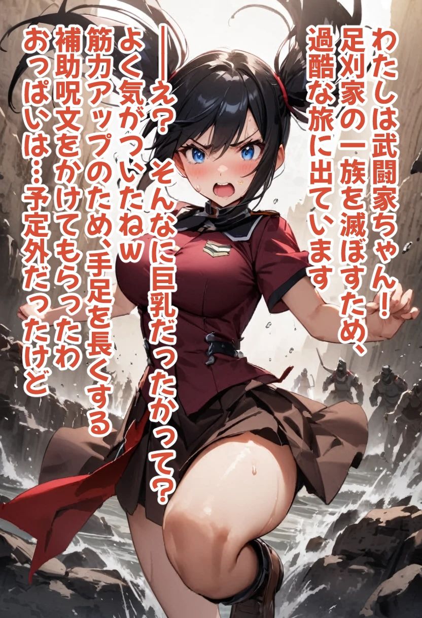 武闘家ちゃん 巨乳＋特殊アングル サンプル1ページ目