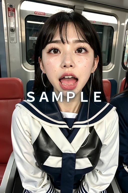 【超高画質】女子校生のエチエチ通学 サンプル1ページ目