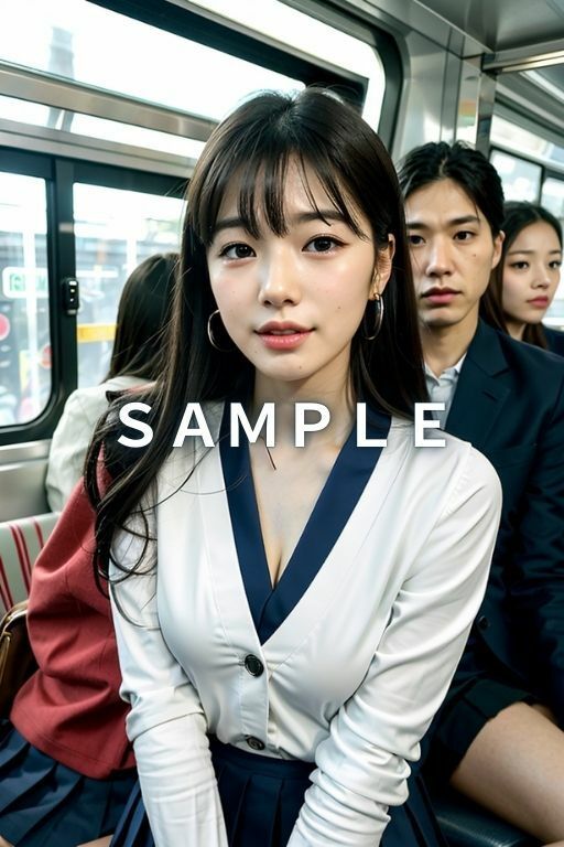 【超高画質】女子校生のエチエチ通学 サンプル2ページ目