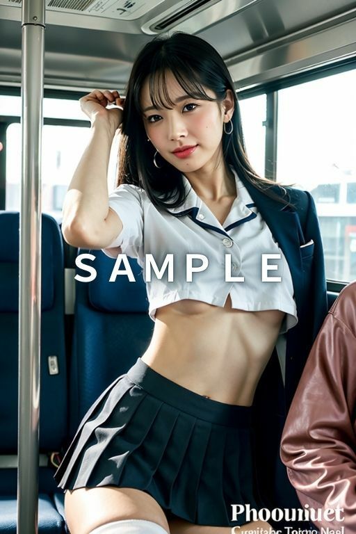 【超高画質】女子校生のエチエチ通学 サンプル4ページ目