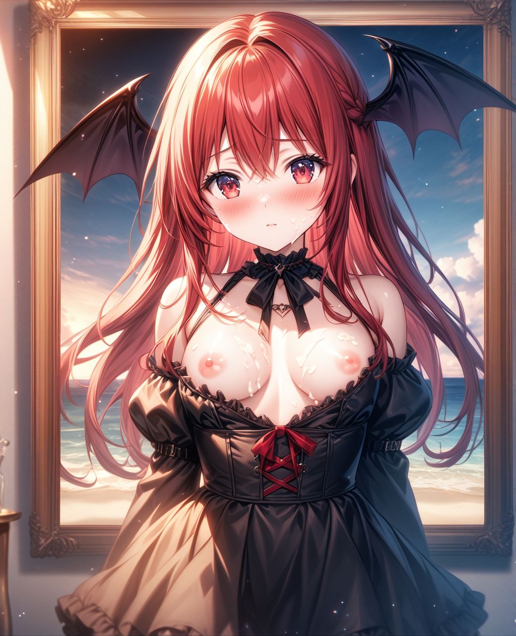 美少女〇〇まみれ・小悪魔（東方） サンプル2ページ目