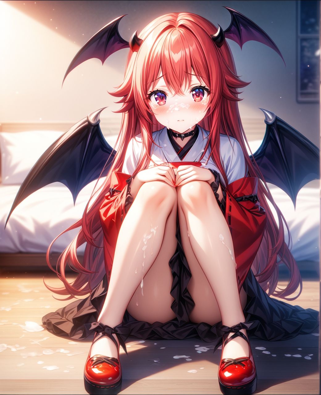 美少女〇〇まみれ・小悪魔（東方） サンプル3ページ目