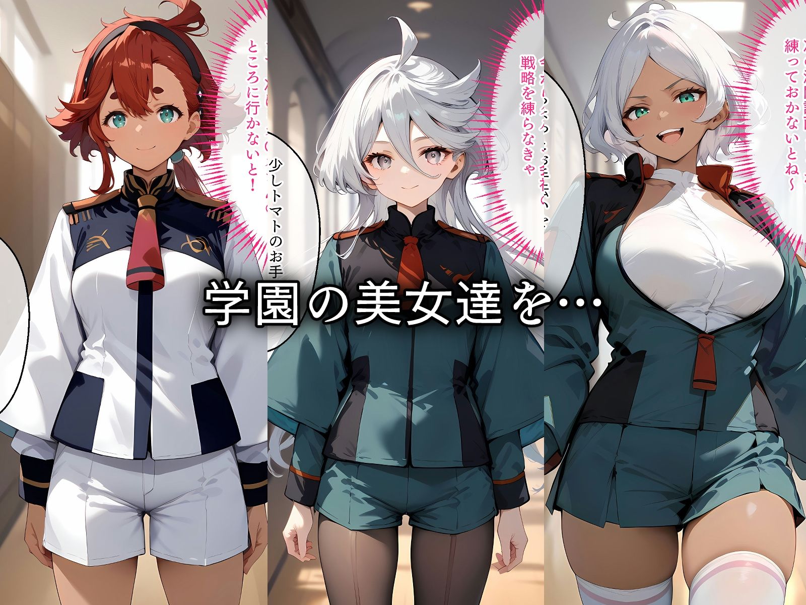 寝取られた学園〜催〇アプリで種付け完了 サンプル1ページ目