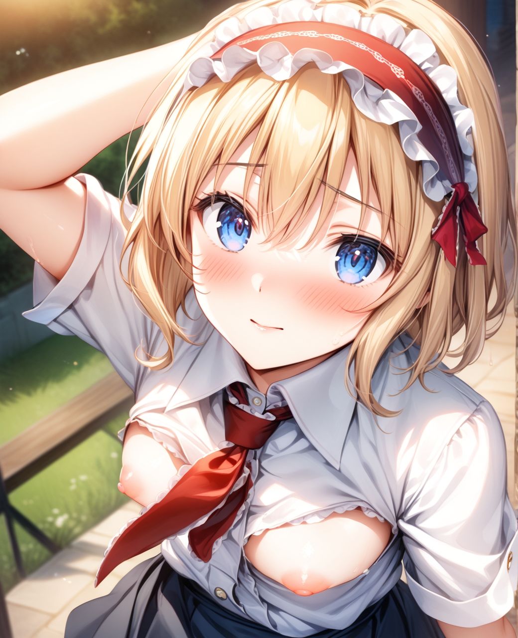 美少女〇〇まみれ・アリス・マーガトロイド（東方） サンプル1ページ目