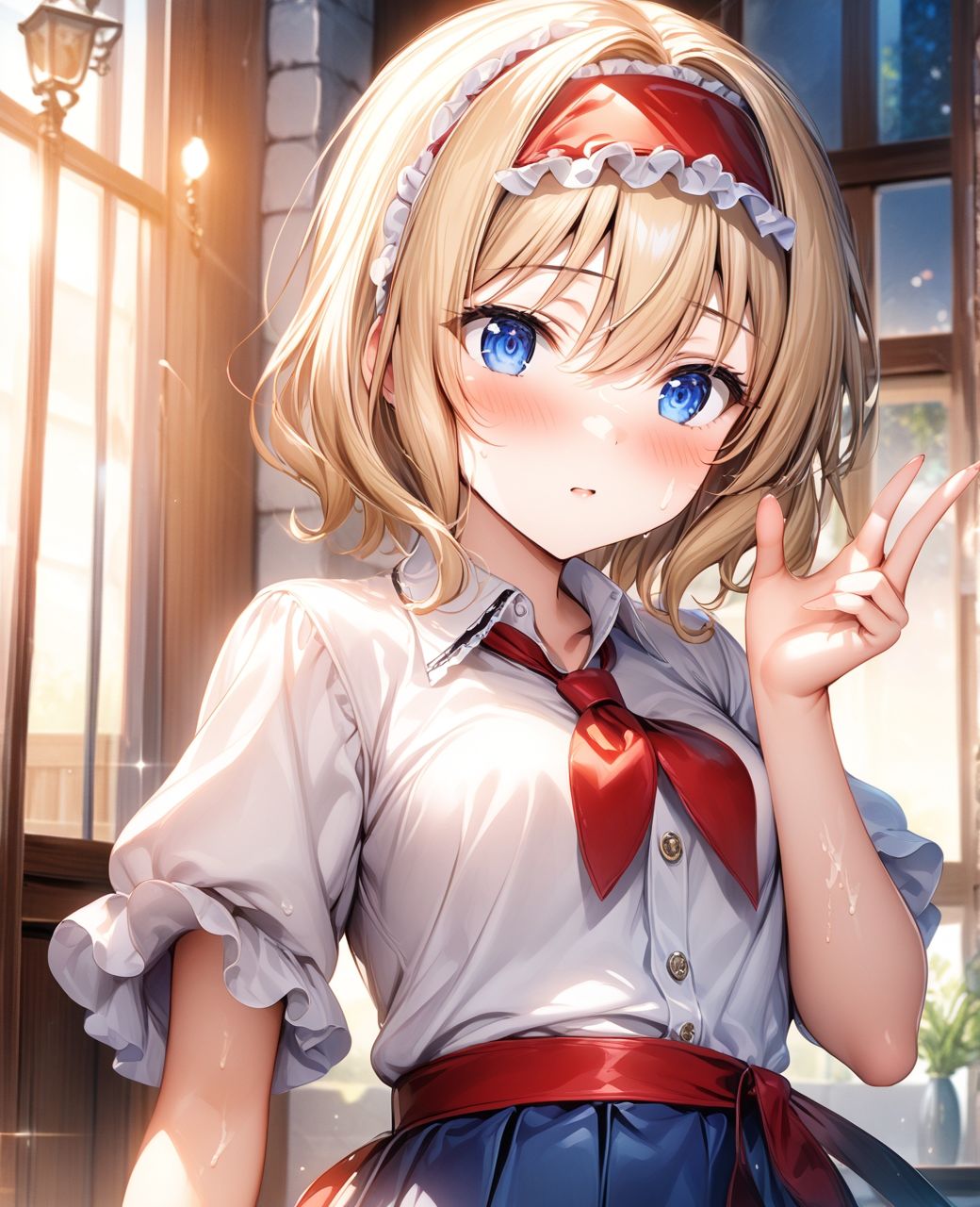 美少女〇〇まみれ・アリス・マーガトロイド（東方） サンプル2ページ目