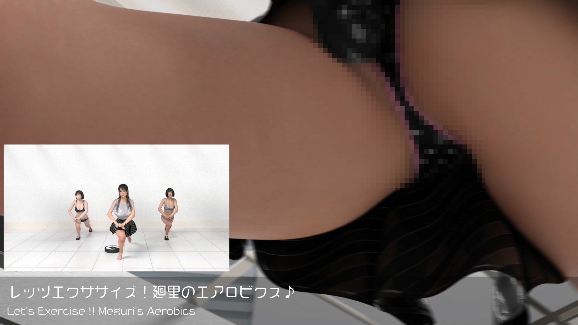 【△100】二階堂沙耶の変態ニュースジャパン＃024-J日本語版［台風接近！エアロビクスインストラクターが出社できずピンチヒッター！スケベ掃除ロボによる盗撮！PV07水玉模様フルバックパンティ］ サンプル2ページ目