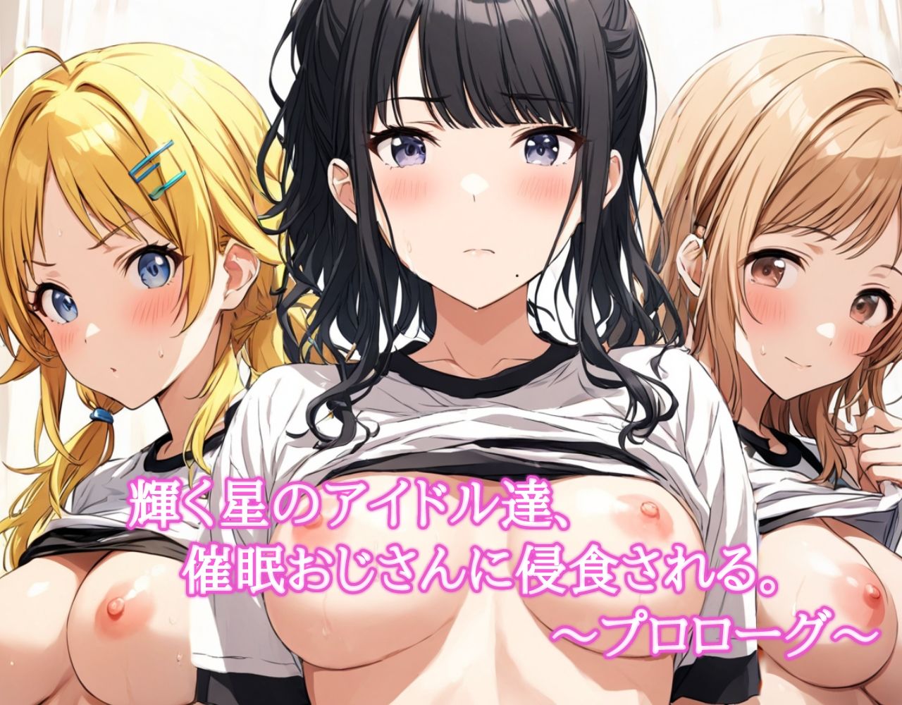 輝く星のアイドル達、催○おじさんに侵食される。〜プロローグ〜 サンプル1ページ目
