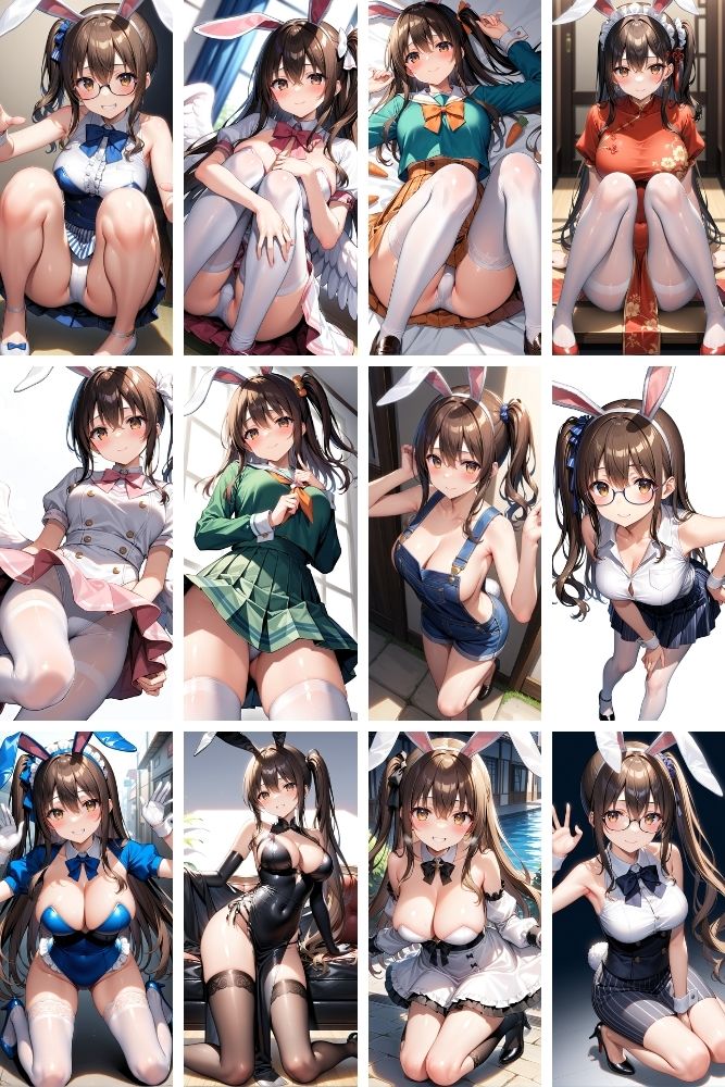 あやめのうさ耳写真集 きゃんでぃタイム サンプル1ページ目