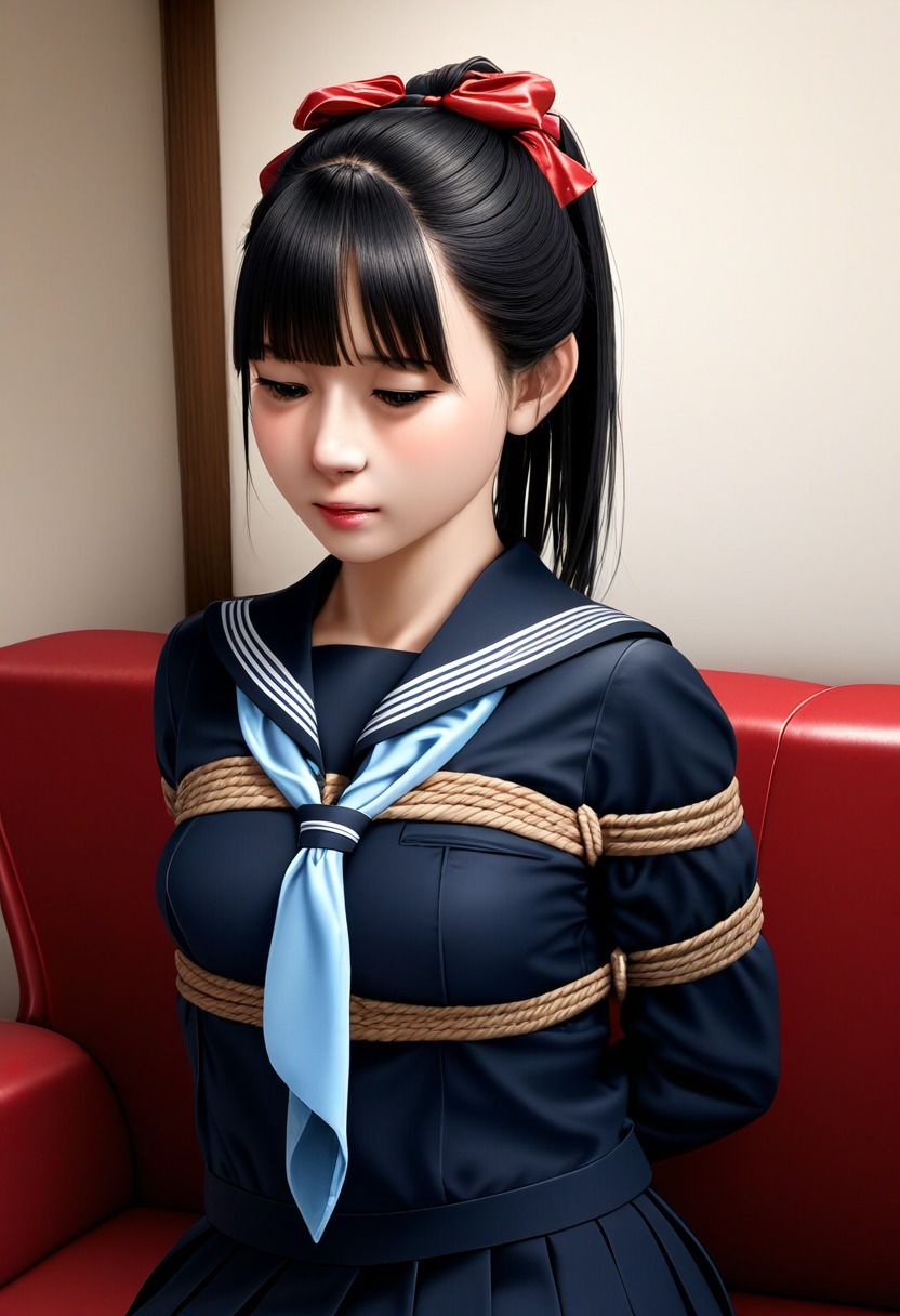 今日もまた縛られちゃいました〜セーラー服編vol.2〜 サンプル1ページ目