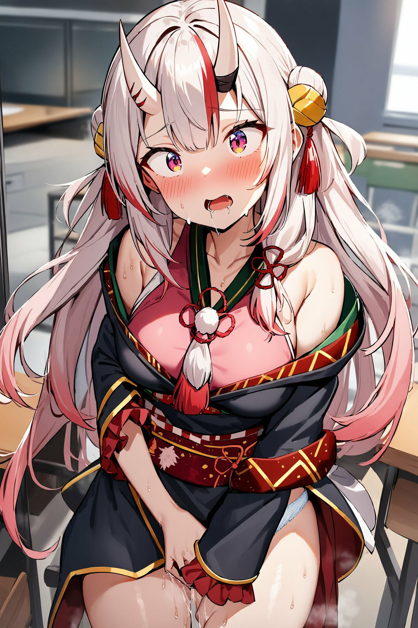 着たままひとりえっち〜百鬼あやめ編〜 サンプル1ページ目