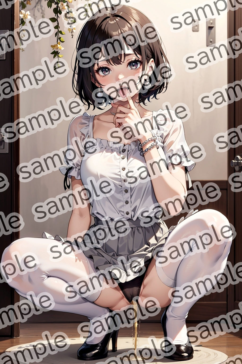 【4巻セット（vol.2〜5）】しゃがみ放尿美女 サンプル8ページ目