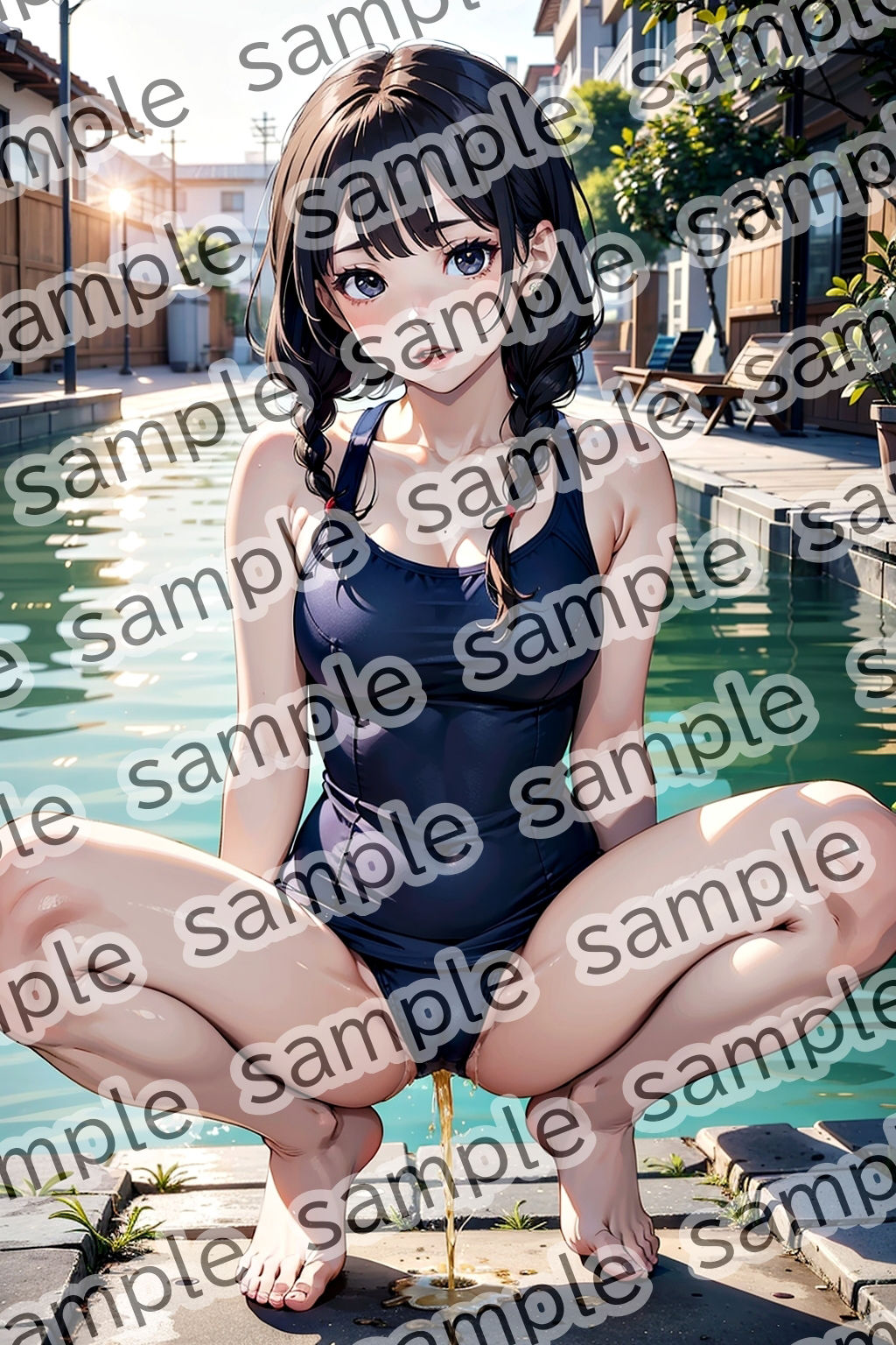 【4巻セット（vol.2〜5）】しゃがみ放尿美女 サンプル9ページ目