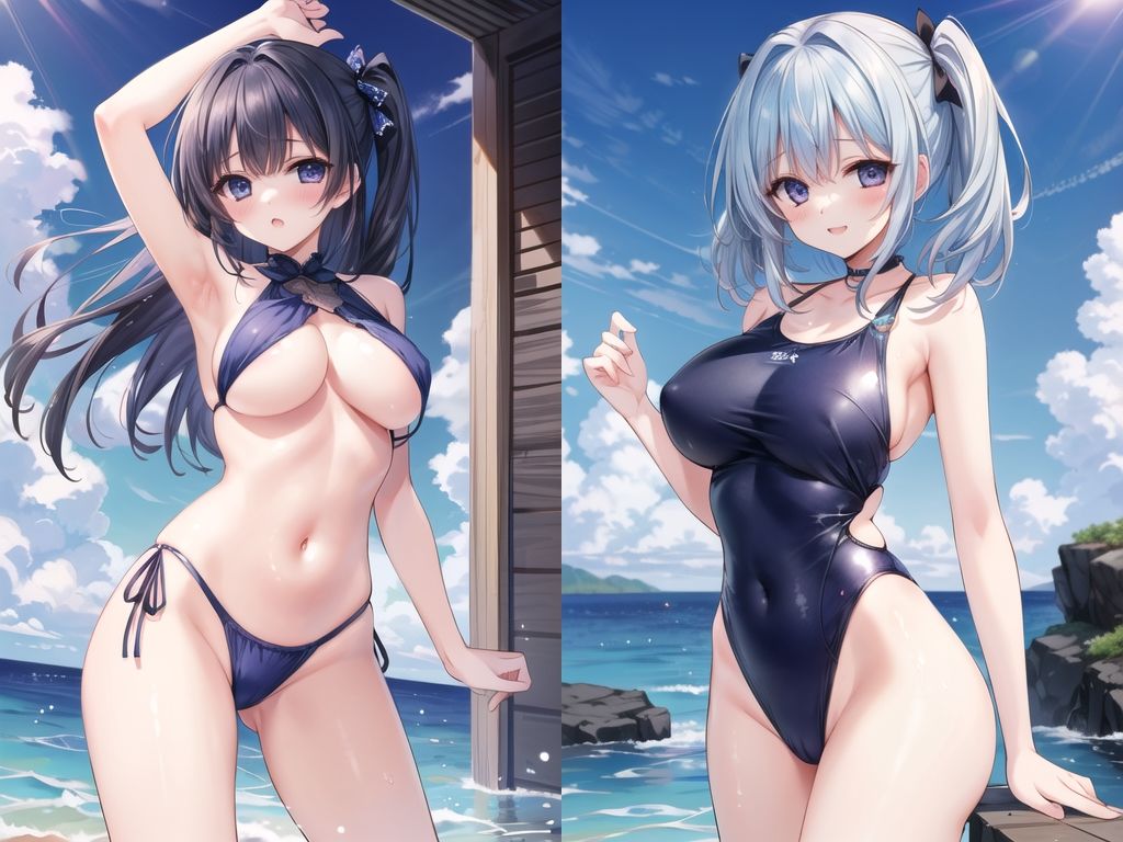 AI 水着少女 CG集 サンプル4ページ目