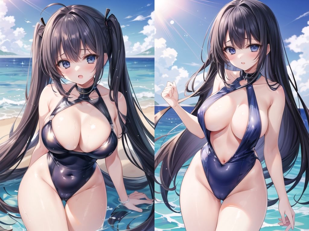 AI 水着少女 CG集 サンプル5ページ目