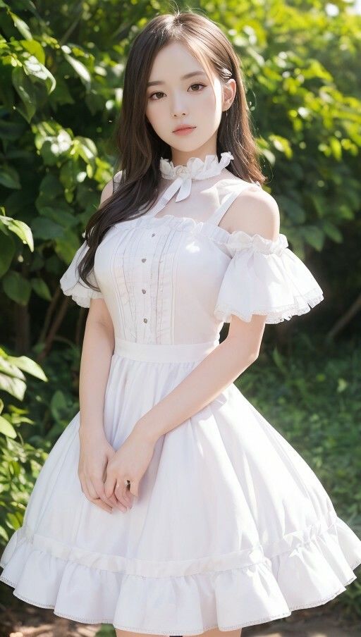 純白ドレスと庭と写真集 サンプル1ページ目