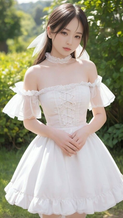 純白ドレスと庭と写真集 サンプル2ページ目