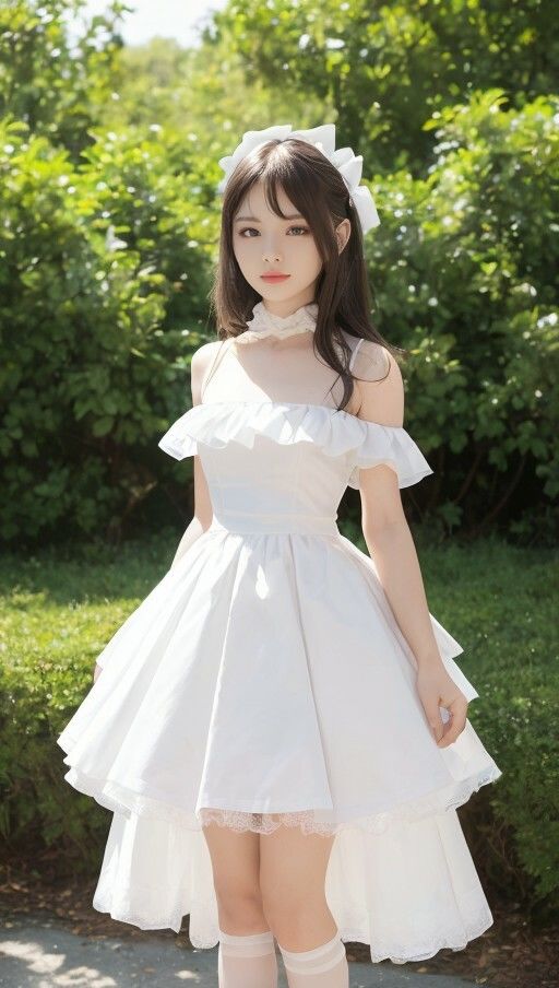 純白ドレスと庭と写真集 サンプル3ページ目
