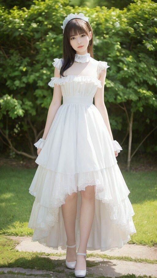 純白ドレスと庭と写真集 サンプル9ページ目