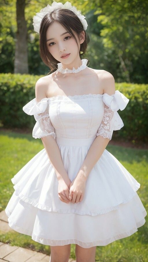 純白ドレスと庭と写真集 サンプル10ページ目