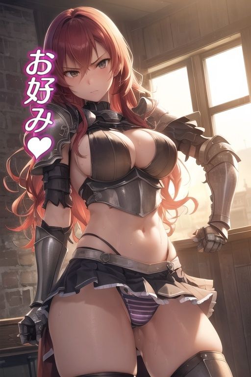 嫌な顔してパンツ見せてくる女の子 〜女騎士編〜 サンプル7ページ目