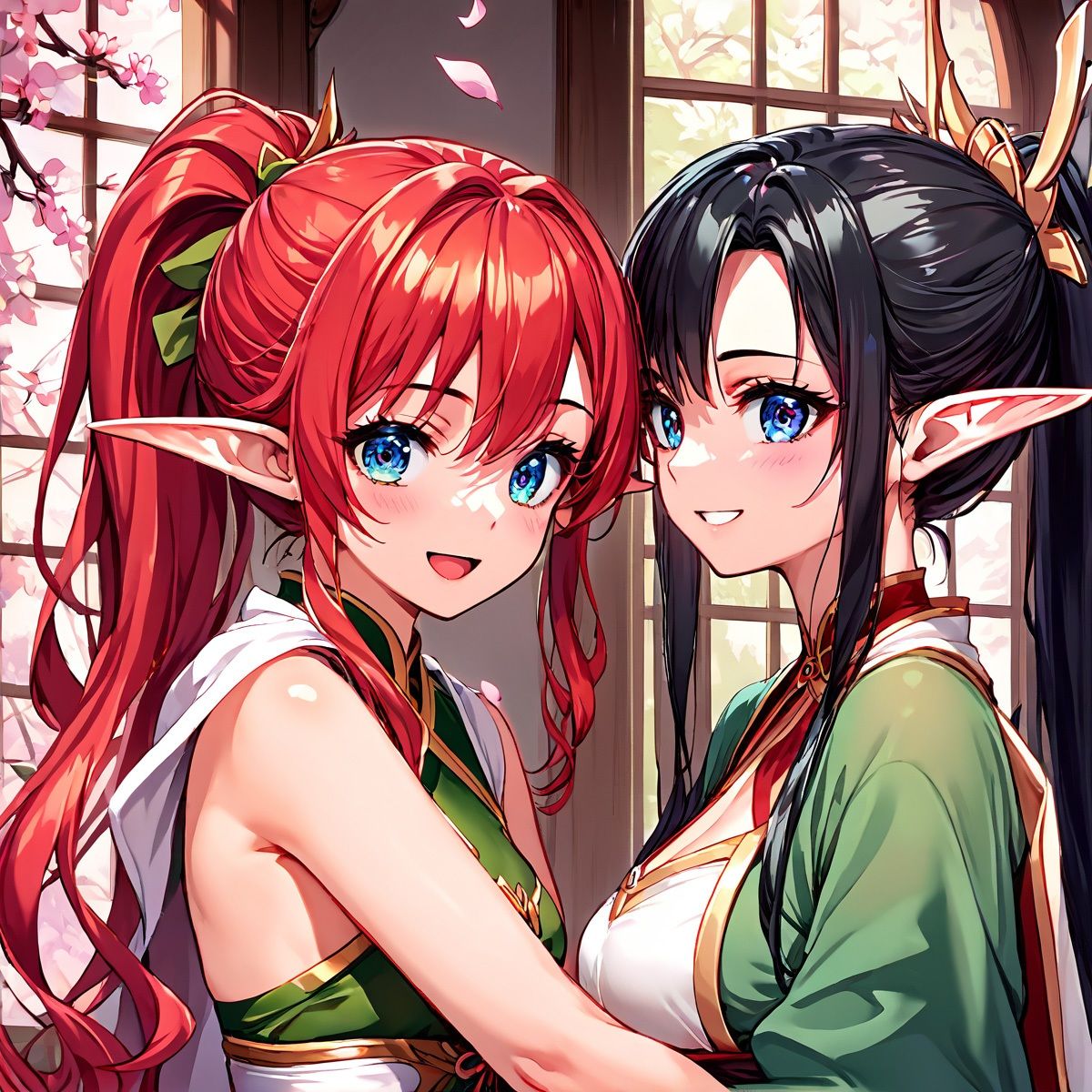 エルフだってイチャイチャしたい。百合編2 サンプル3ページ目