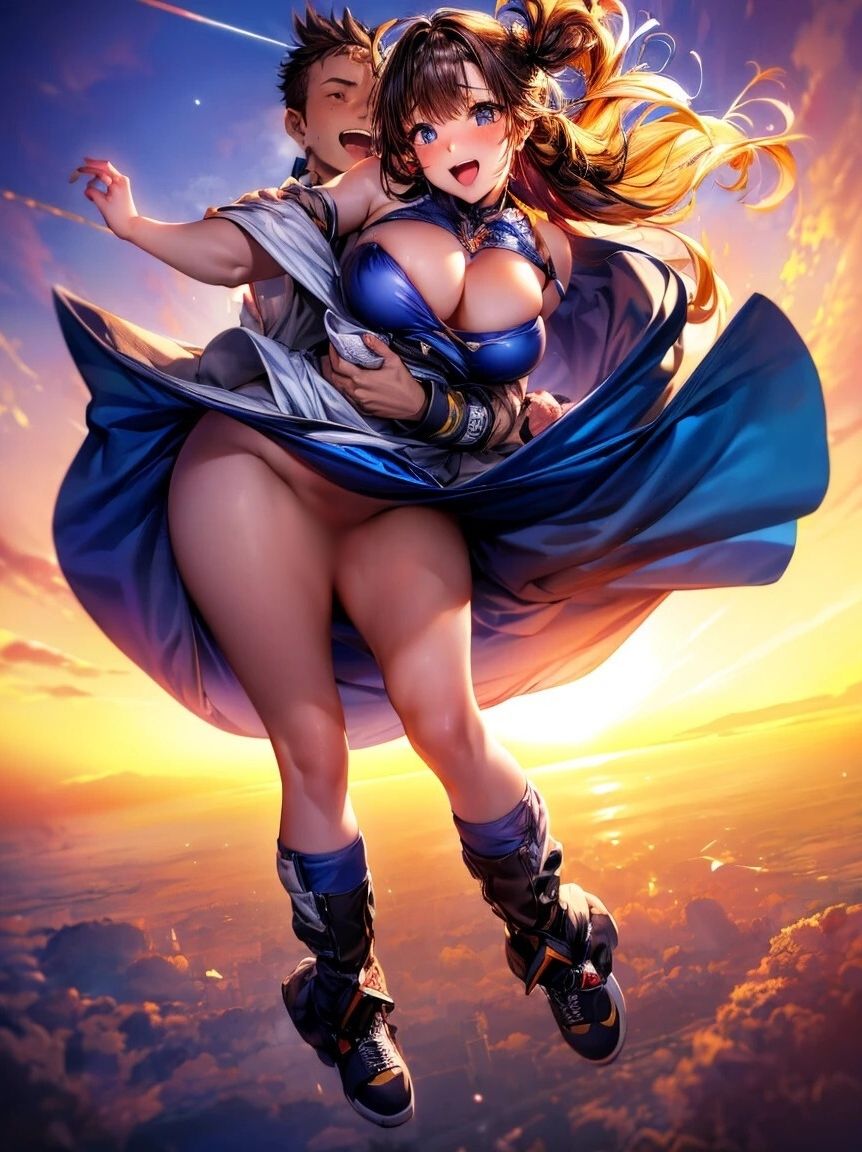 エアリアル・エロス: 空飛ぶセクシー美女の誘惑 サンプル1ページ目