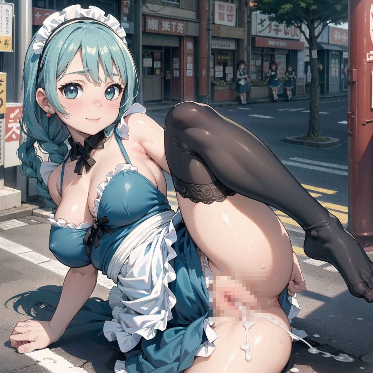 【PART1】アキバの客引きに着いてったら、ヤらせてくれるメイド喫茶だった サンプル4ページ目