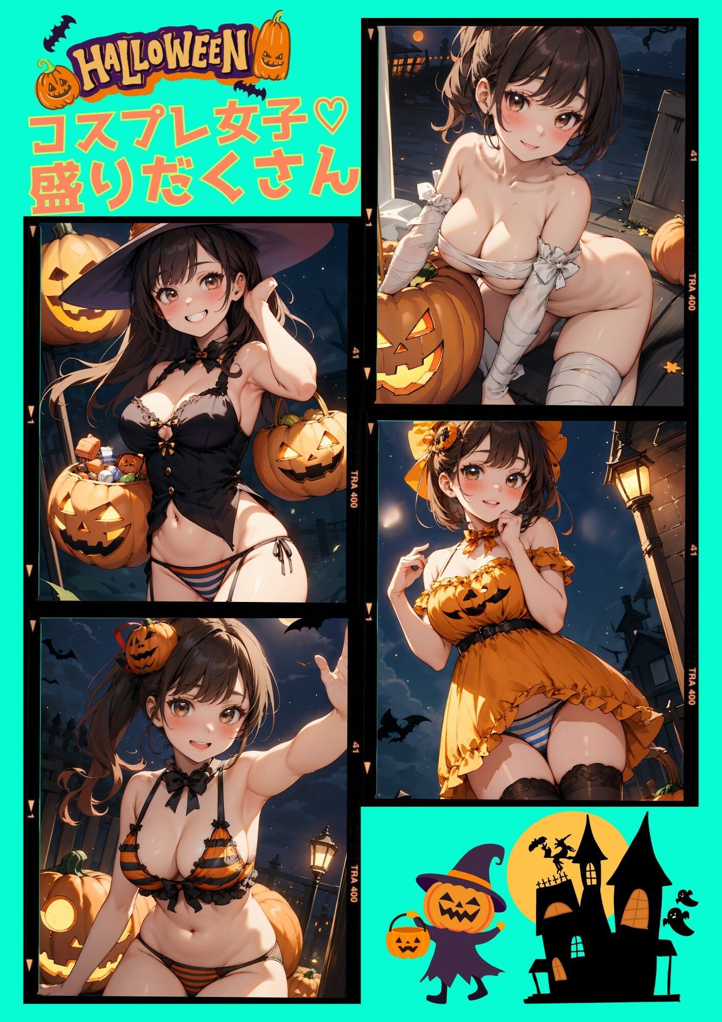ハロウィンが待ちきれない！ サンプル2ページ目
