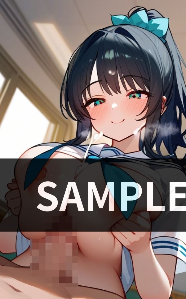 放課後に クラスの男子を集めて パイズリの練習したら 才能が開花した。 サンプル2ページ目