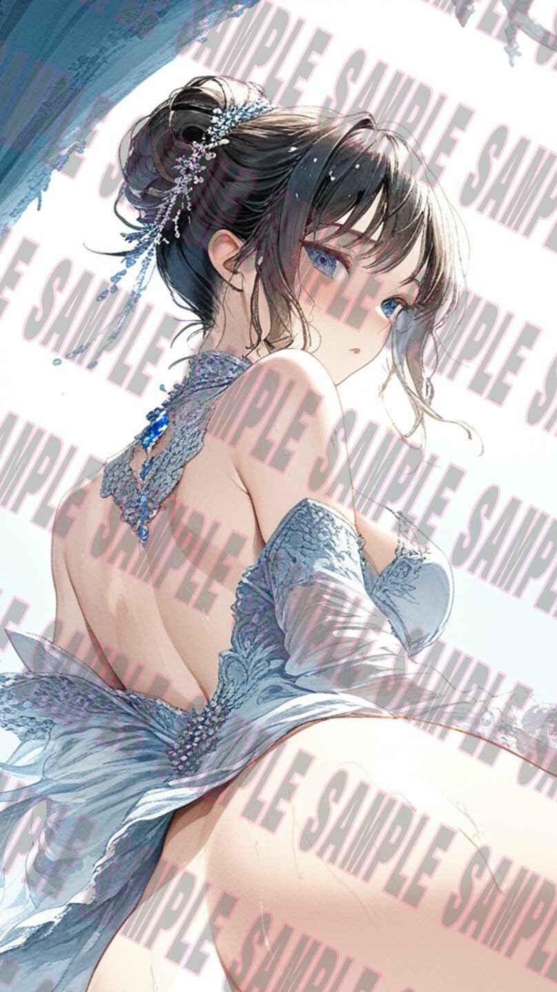感動 AIアート 美女 絵画集 藍風 vol 2 サンプル1ページ目
