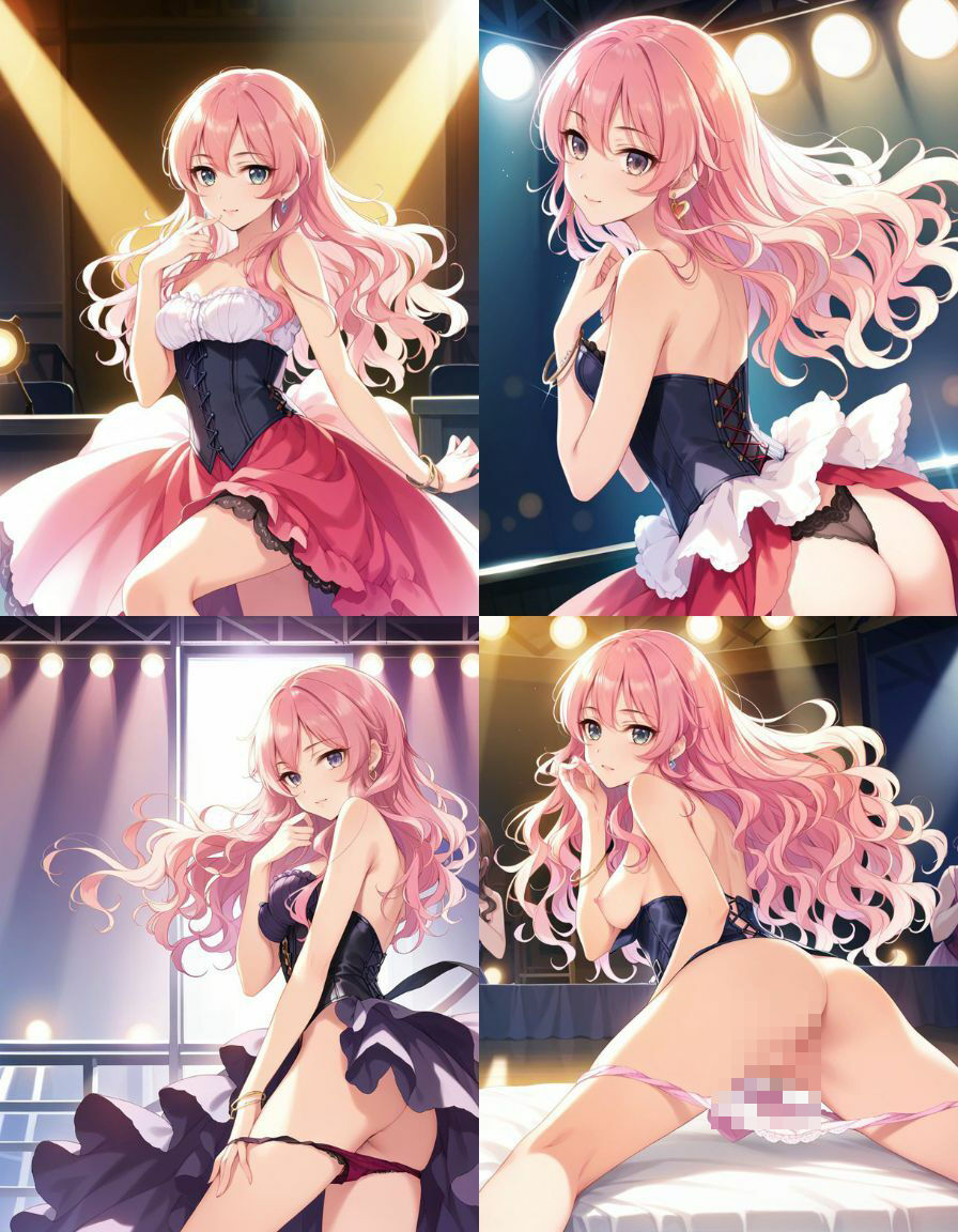 アイドルストリッパー 秘密の館編！！ 秘密裏に開催される富豪たちの享楽 サンプル3ページ目