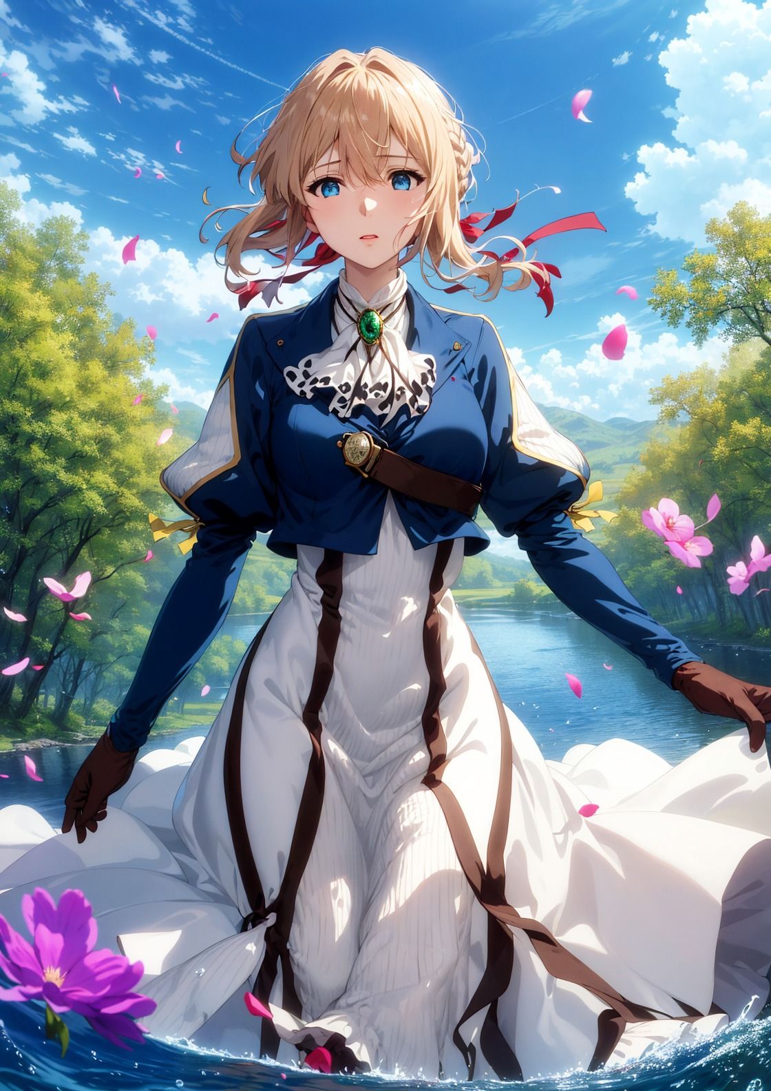 ヴァイオレット・エヴァ―ガーデンえちえちファイル サンプル1ページ目