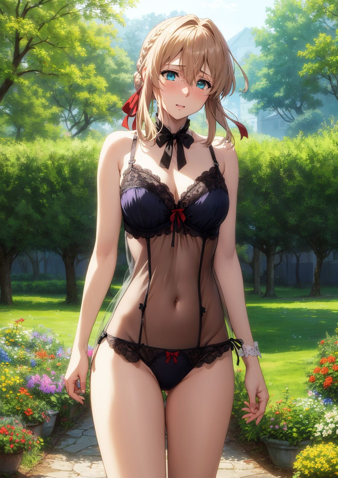 ヴァイオレット・エヴァ―ガーデンえちえちファイル サンプル2ページ目