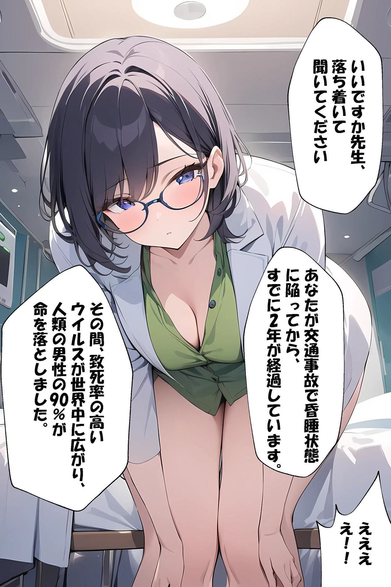 おっぱい学園 目が覚めたらそこは桃源郷！？ サンプル2ページ目