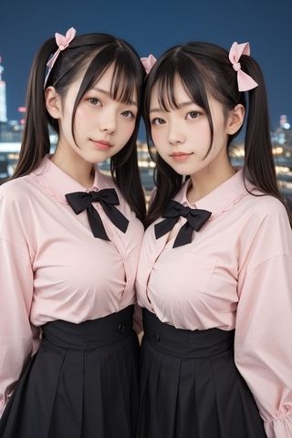 【443枚】W巨乳の乳合わせ サンプル5ページ目