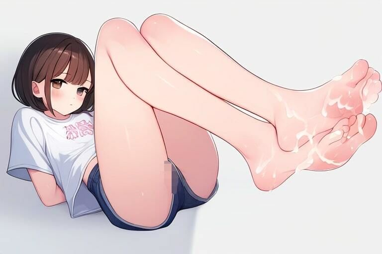 足コキ女の子と気持ちいいことする〜いっぱい出すよぉぉお〜 サンプル2ページ目