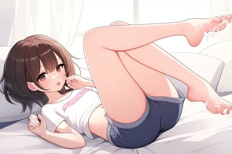 足コキ女の子と気持ちいいことする〜いっぱい出すよぉぉお〜 サンプル4ページ目