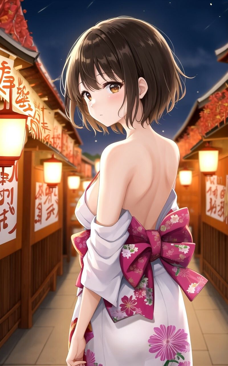 浴衣、ちゃんと着よ？ サンプル1ページ目